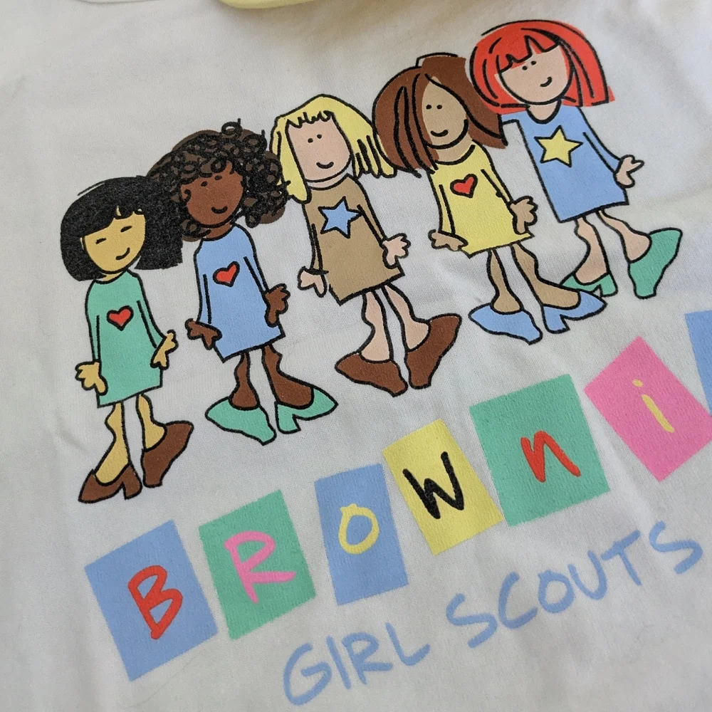 Brownie Kids T-Shirt and Visor Set - Yellow Vintage